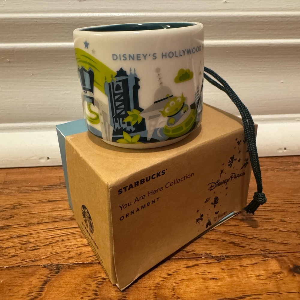 Starbucks You Are Here series 3
Disney World Hollywood Studios mini mug ornament